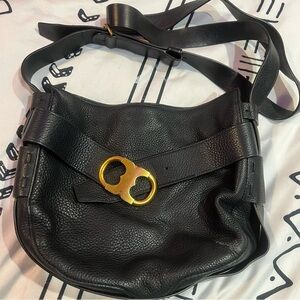 Tory Burch black leather Crossbody